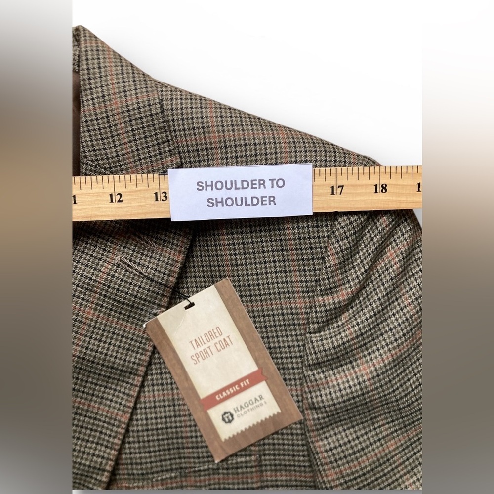 Haggar‎ Men’s Blazer Size 38R NWT Classic Tailored Suit Jacket - Picture 6 of 9